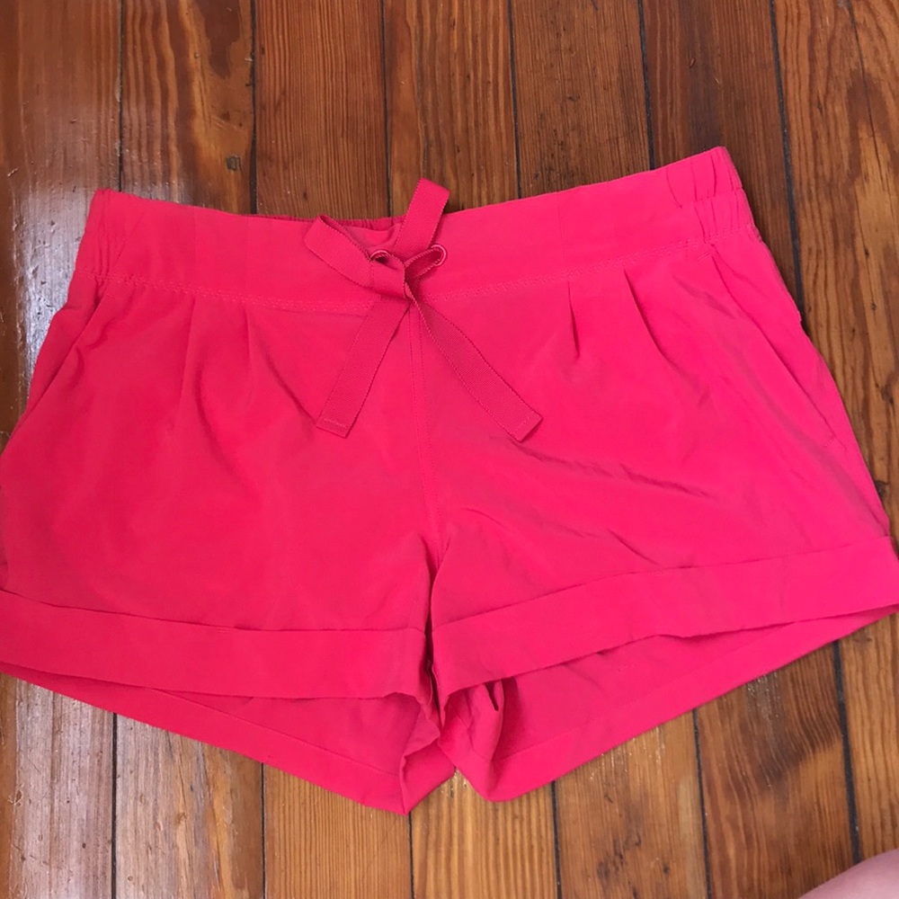 Pink lululemon shorts